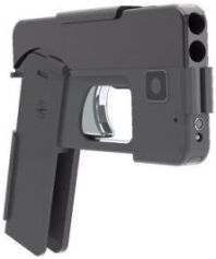 New gun folds up to look like a cellphone - Samsung Galaxy - Minnesota company - Ideal Conceal - Kirk Kjellberg - double-barreled .380 caliber pistol - 