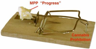 MPP or Marijuana Policy Project mouse trap - David Stephen Wisniewski for the art work 