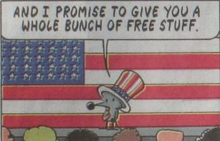 How to win the Presidential election - give people free stuff