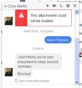 Chris Martin dumps me